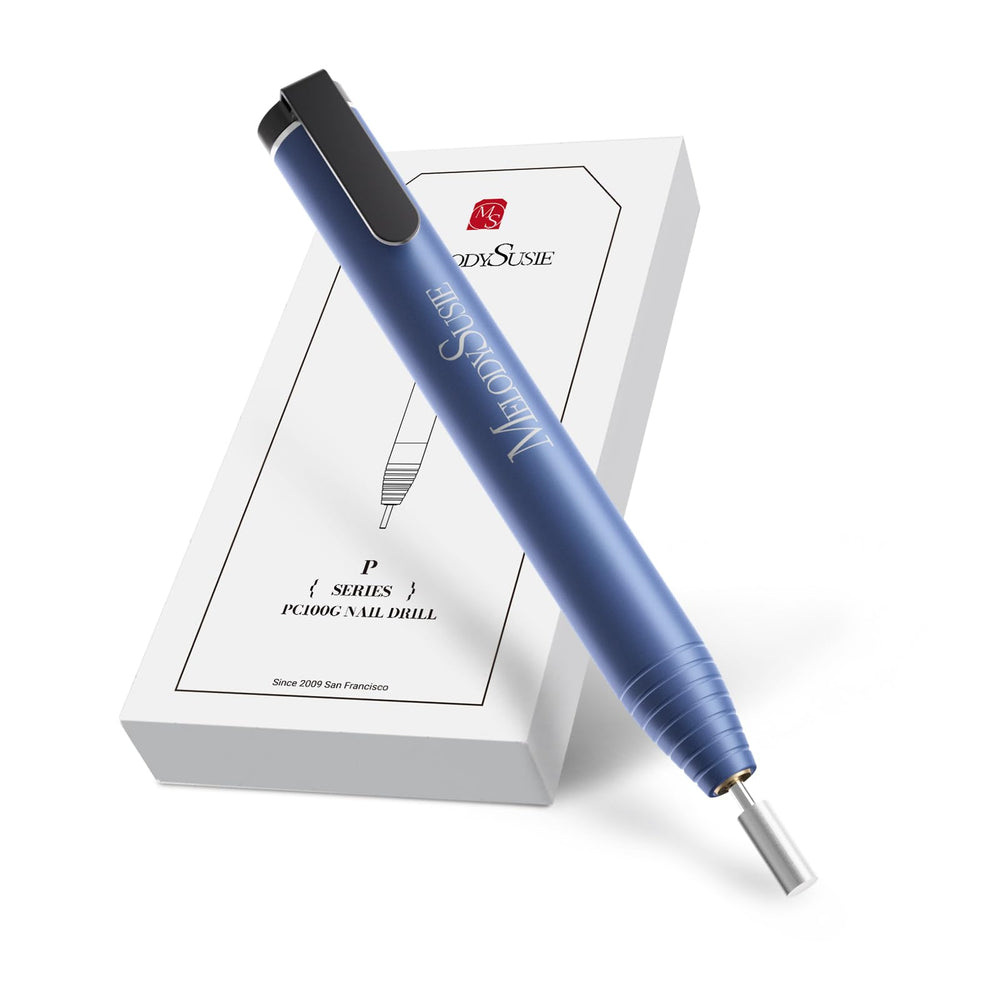 MelodySusie PocketNail front view showing slim pen design and ergonomic grip for precise control