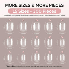 MelodySusie polished press-on nails in lifestyle shot, shows finished manicure result