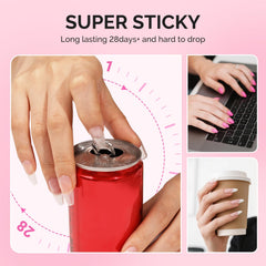 MelodySusie holding rhinestone in place showing secure nail-art adhesion