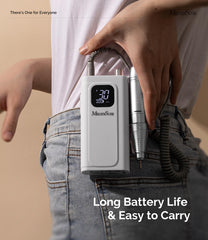 MelodySusie SC300F clipped to waist demonstrating hands-free accessibility for practice