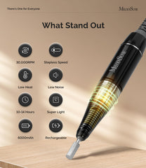 MelodySusie SC320H handpiece close-up highlighting ergonomic grip and reduced fatigue