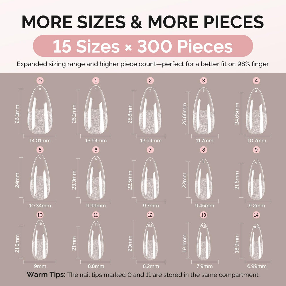 MelodySusie scale comparison with hand to show actual tip size and fit clarity