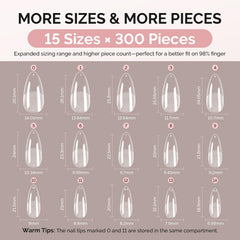 MelodySusie scale comparison with hand to show actual tip size and fit clarity