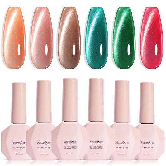 MelodySusie set front packaging showing six bottles and magnet, easy selection benefit
