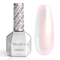 MelodySusie bottle front view showing shimmer polish and easy grip