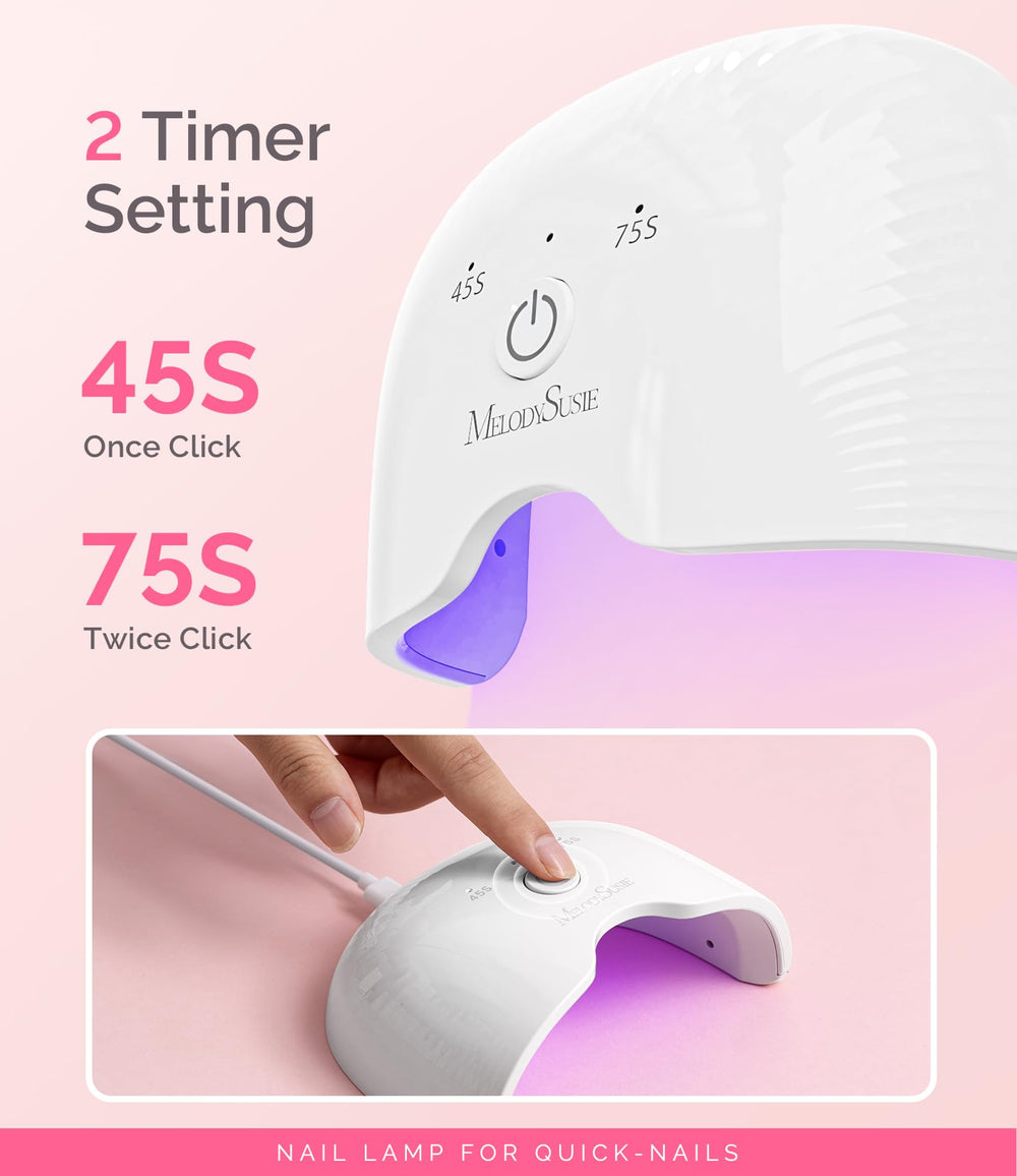 MelodySusie side profile showing timer button for simple one-button control benefit