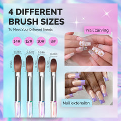 MelodySusie size comparison 8 10 12 14 for varied coverage and precision