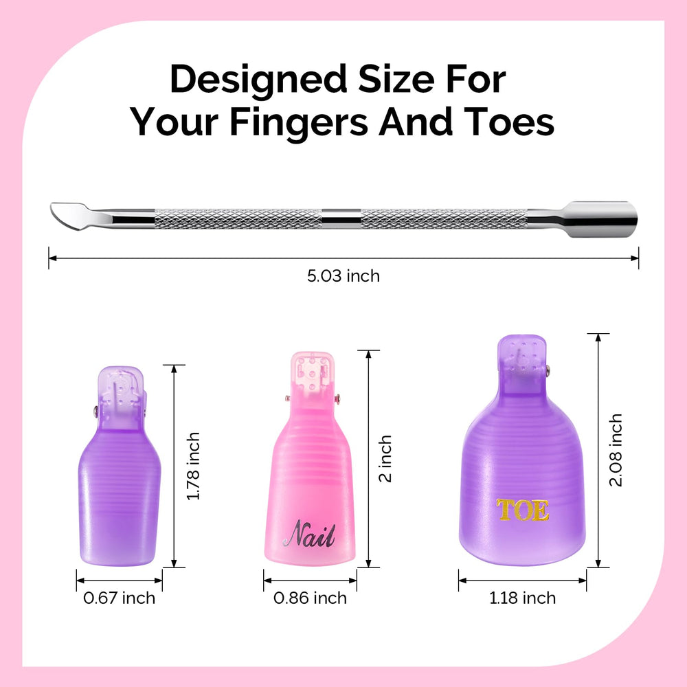 MelodySusie comparison of finger and toe caps showing correct sizing for comfort