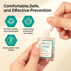 MelodySusie bottle next to a hand to show 15ml travel-friendly scale