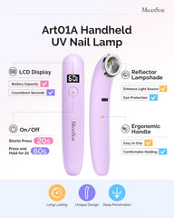 MelodySusie size comparison in hand showing portability and travel-friendly benefit