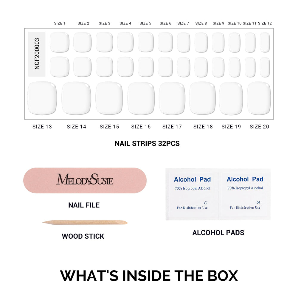 MelodySusie layout of 16 sizes, helps find perfect fit for every toe quickly