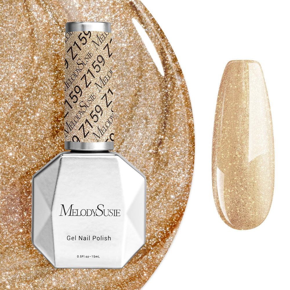 MelodySusie front bottle showing champagne sparkle and easy storage