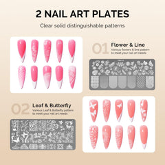 MelodySusie stainless-steel stamping plates with etched patterns for versatile design options benefit