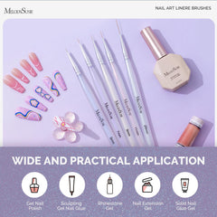 MelodySusie brushes packed in a compact pouch for easy travel and storage
