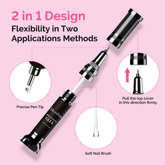MelodySusie thinner 8ml gel flowing for precise gem placement benefit