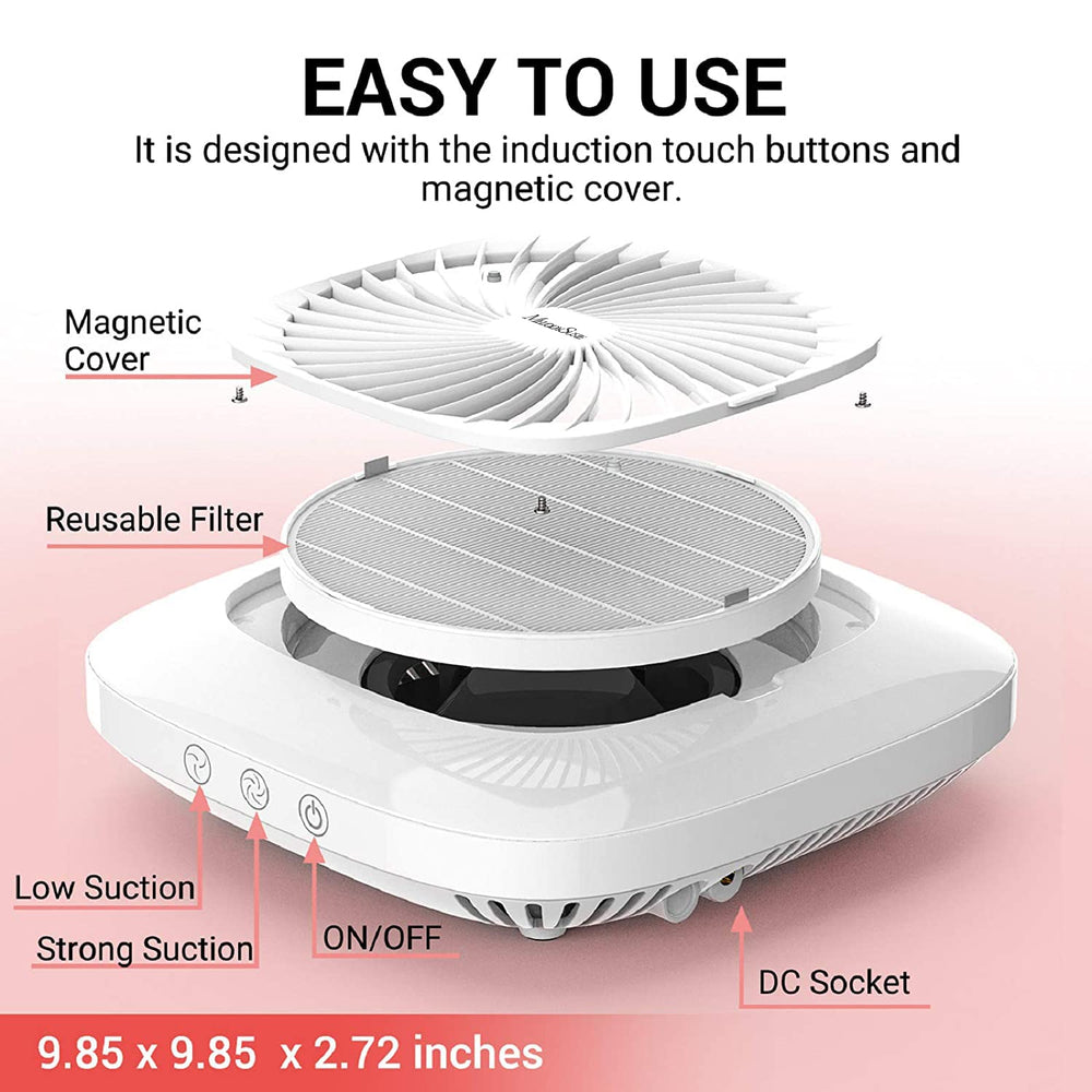 MelodySusie touch control panel with LOW and HIGH suction for quick adjustments