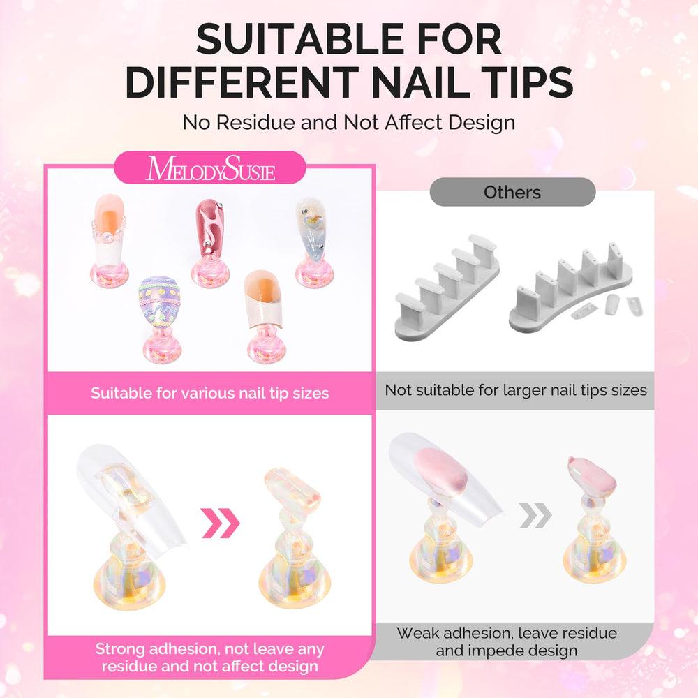 MelodySusie transparent double-sided tape sheets ready to secure tips without residue