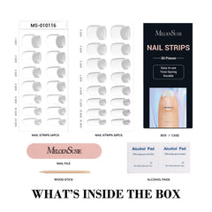 MelodySusie included tools file prep pads and wooden stick for neat application