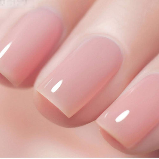 MEMEDA bottle front showing neutral nude shade and neat label benefit salon-quality