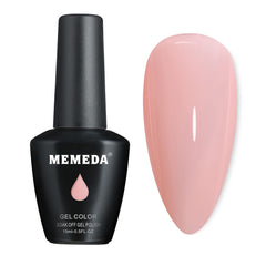 MEMEDA brush stroke swatch displaying smooth color payoff and high pigment benefit