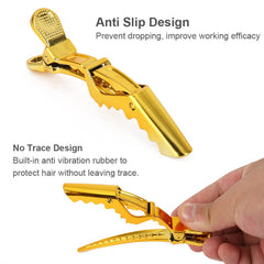 MEN'S GROOMING BARBER PRO close-up of clip jaw showing smooth non-snag benefit