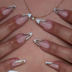 MERVF front packaging showing 24-piece press-on nail set and benefits