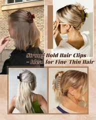 Mesovor securing a small updo on short hair for confident all-day wear