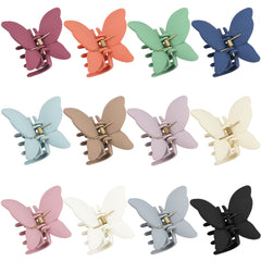 Messen front packaging showing 12 colorful butterfly clips and bright appeal