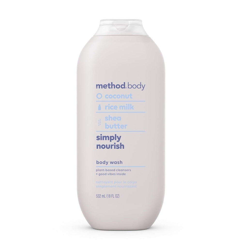 Method front bottle view showing label and gentle daily cleansing benefit