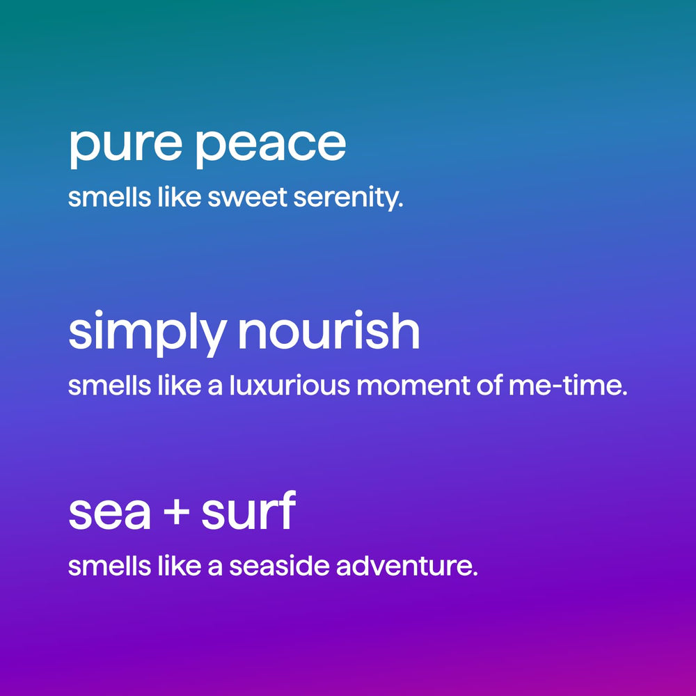 Method Pure Peace bottle close-up highlighting floral scent