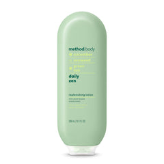 Method Daily Zen front bottle showing label and volume, conveys clean hydration