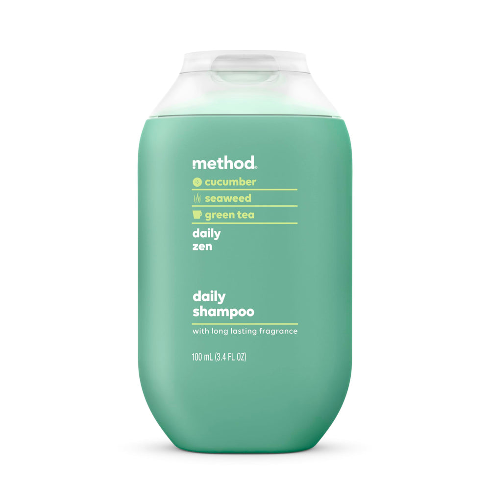 Method Daily Zen front packaging showing bottle and label for quick identification and travel convenience