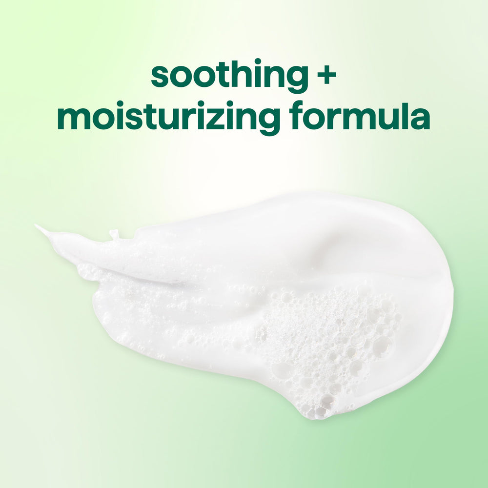 Method ingredient label detail displaying key emollients and paraben-free benefit