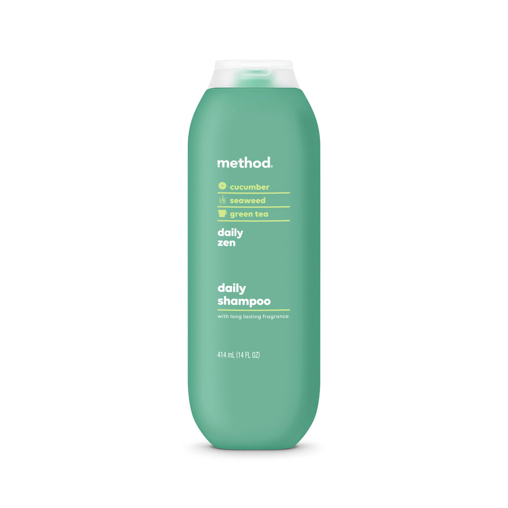 Method everyday shampoo front bottle shows clean design and fresh scent