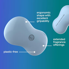 Method thick lather texture demonstrating moisturizing, non-drying cleanse