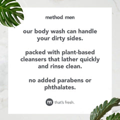 Method Juniper + Sage gel texture on hand illustrating quick lather