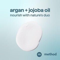Method rich lather texture demonstrating effective cleansing and rinsing benefit
