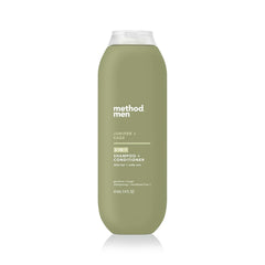 Method bottle front packaging showing juniper sage scent and 14 oz size benefit convenience
