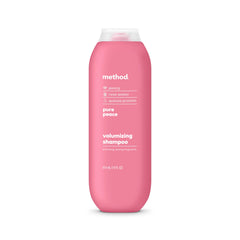 Method bottle front view showing Pure Peace design and size benefits
