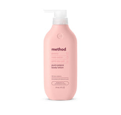 Method bottle front packaging showing label and calming scent benefits
