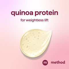 Method Pure Peace foamy lather close-up showing lightweight cleansing