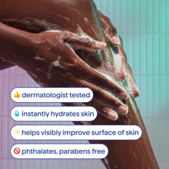 Method rich lather on hand demonstrating creamy foam and thorough cleansing