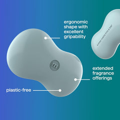 Method Sea + Surf bar producing rich lather for moisturizing cleansing