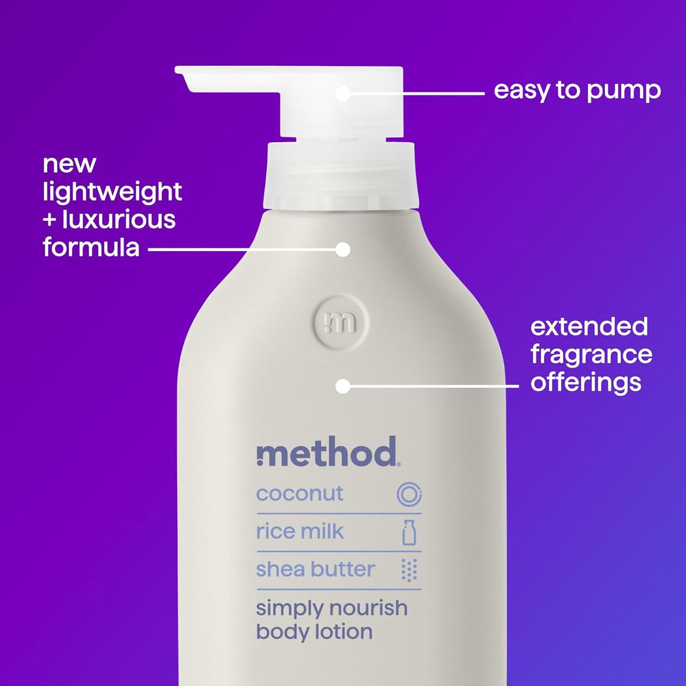 Method ingredient label close-up highlighting hyaluronic acid and shea