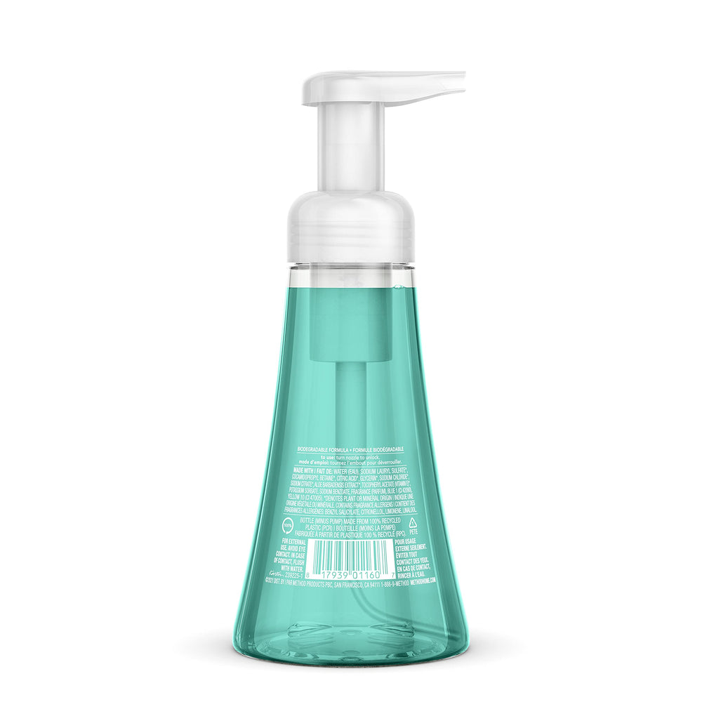 Method pump dispensing airy foam lather for easy spread and less waste