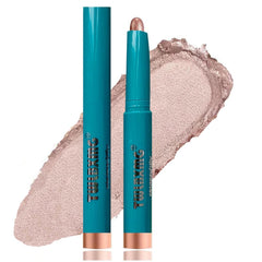 Metiplou front packaging showing rose gold shade and compact design benefit portability