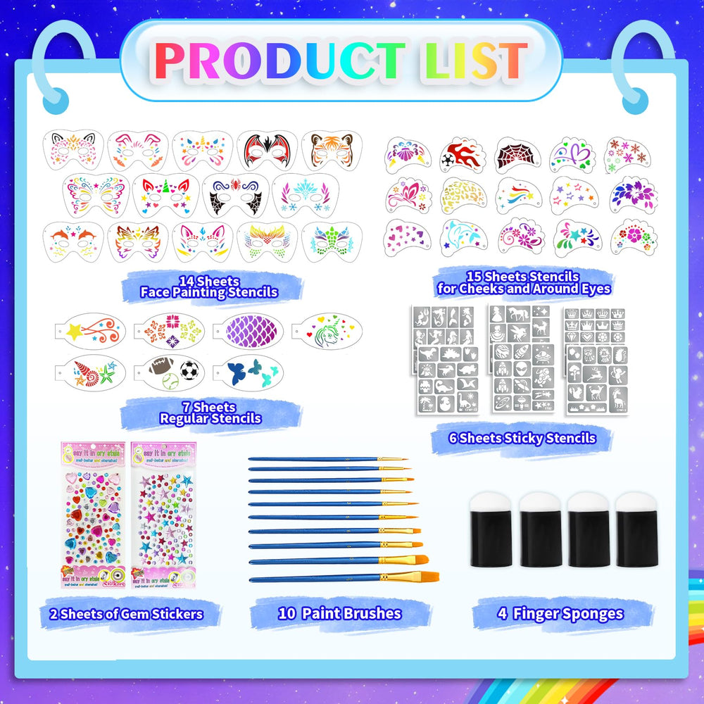 Metuu child painting lifestyle image showing joyful quick party-ready designs