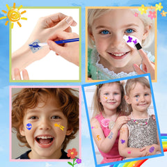 Metuu stencils closeup displaying reusable templates for accurate face placement