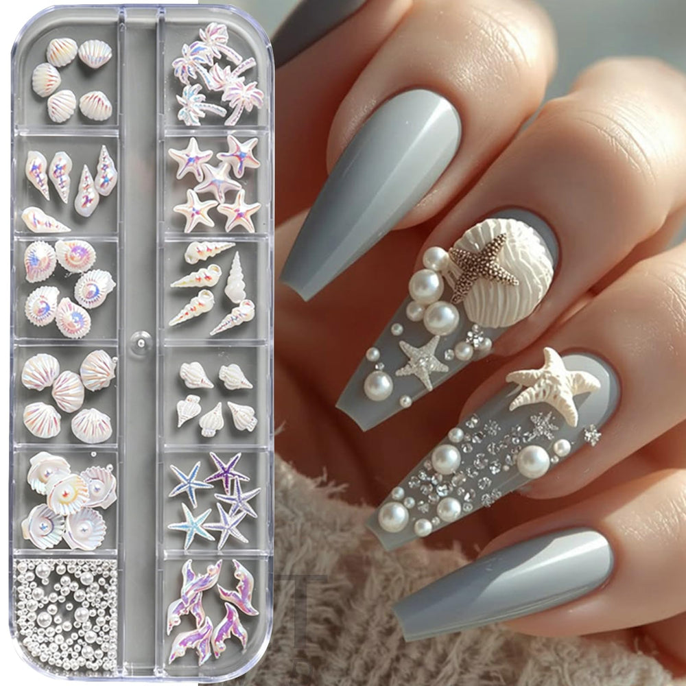 MEZYKAP pearl-like resin pieces close-up adding luminous summer sparkle