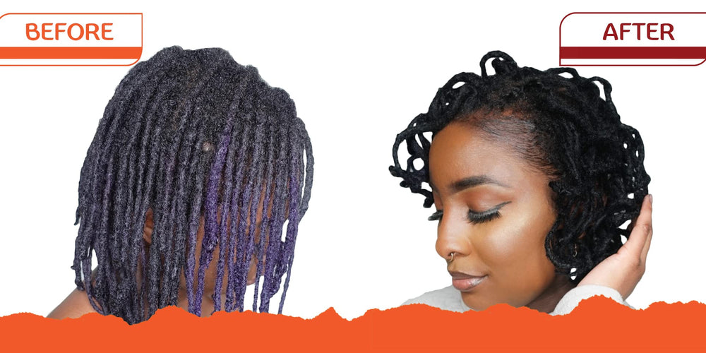 MFL MADE FOR LOCS application demo on palms for controlled, even styling
